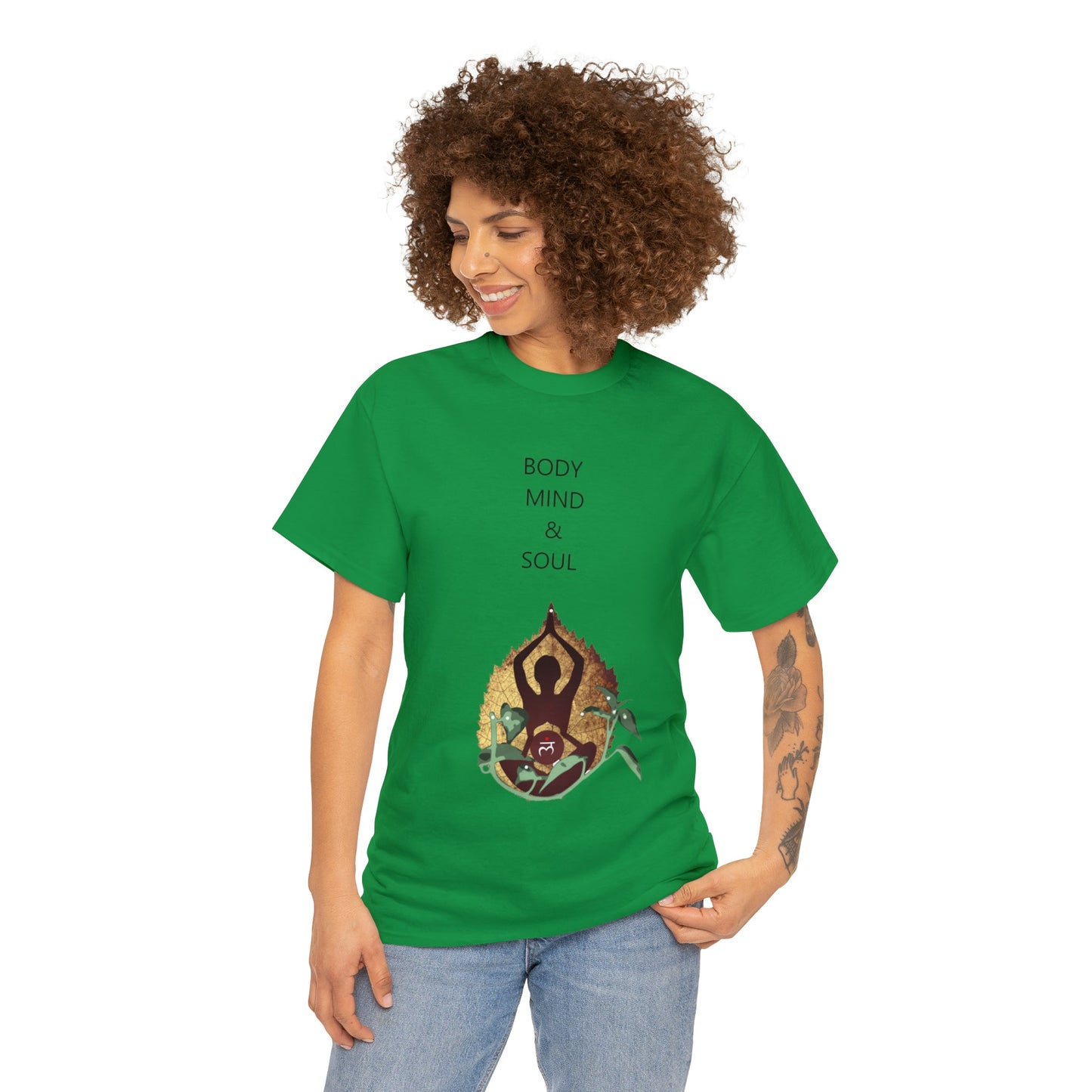 Mind Body Soul Heavy Cotton Tee