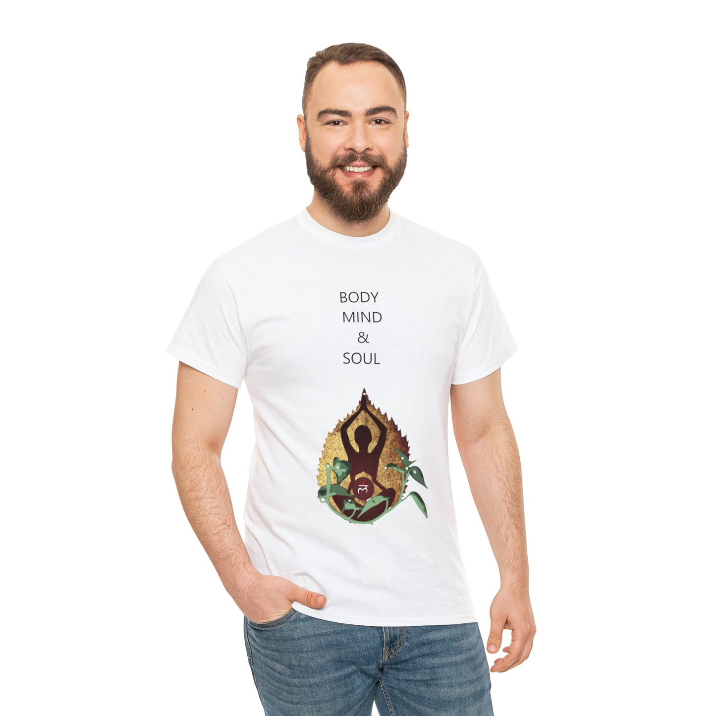 Mind Body Soul Heavy Cotton Tee