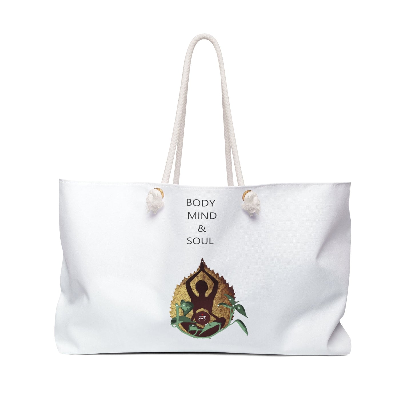 White Weekender Bag