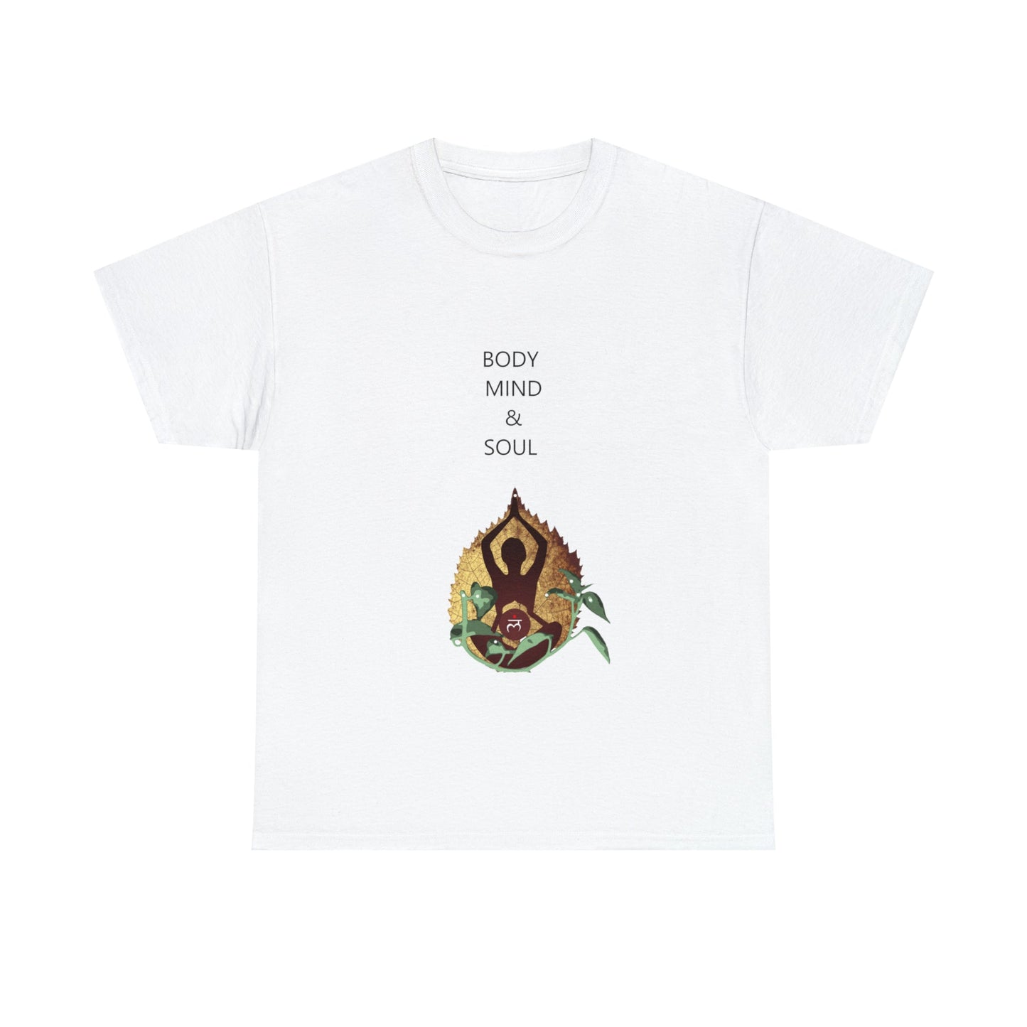 "Body Mind & Soul" Unisex Heavy Cotton Tee