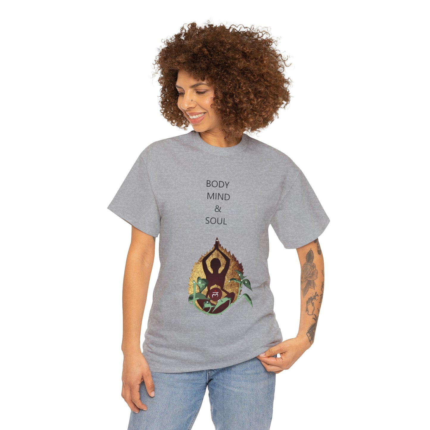 Mind Body Soul Heavy Cotton Tee