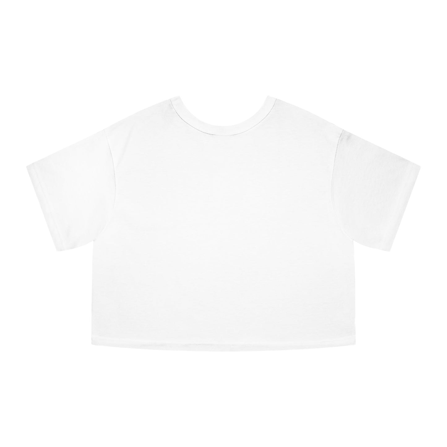 White Champion Women's Heritage Cropped T-Shirt