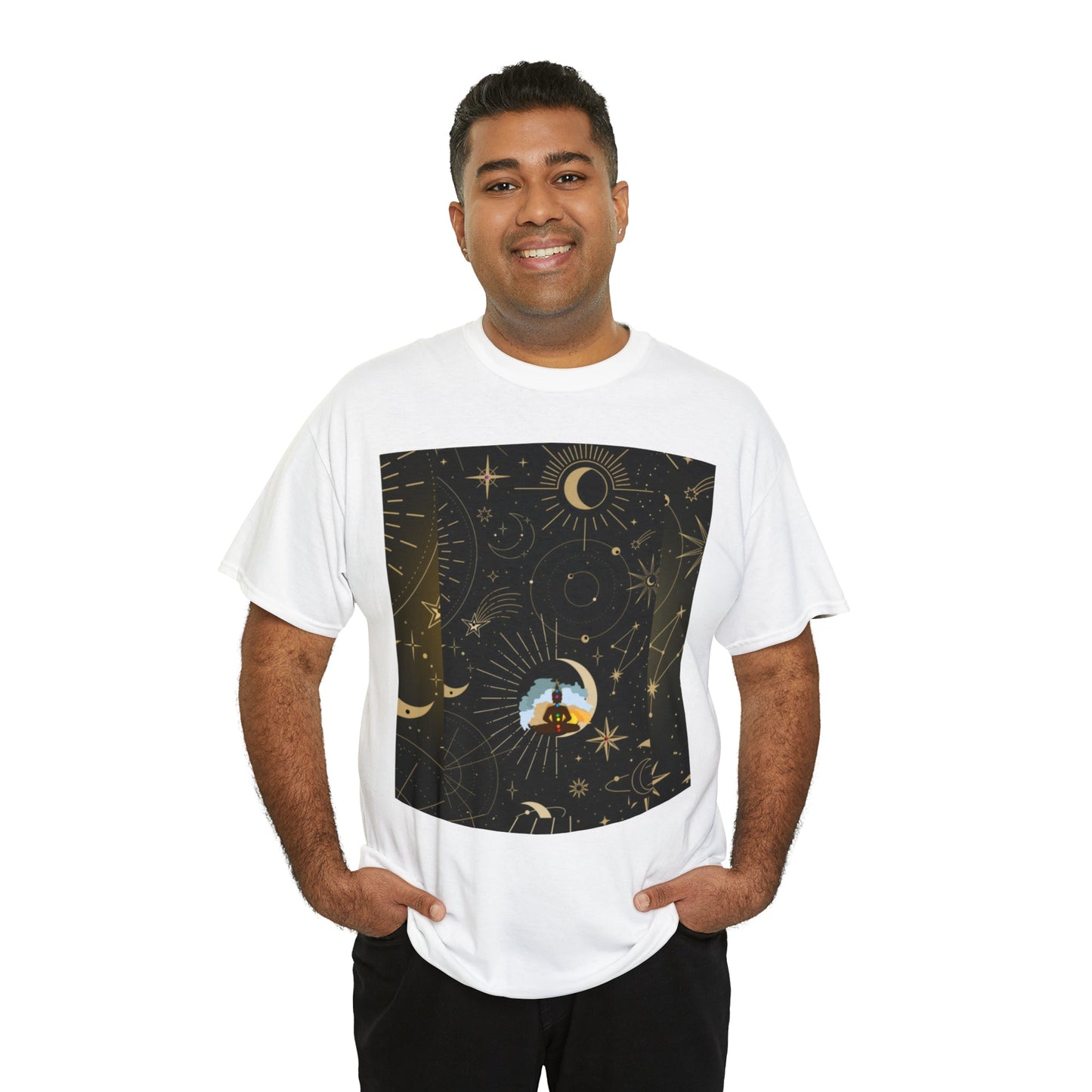 Starry Night Unisex Heavy Cotton Tee