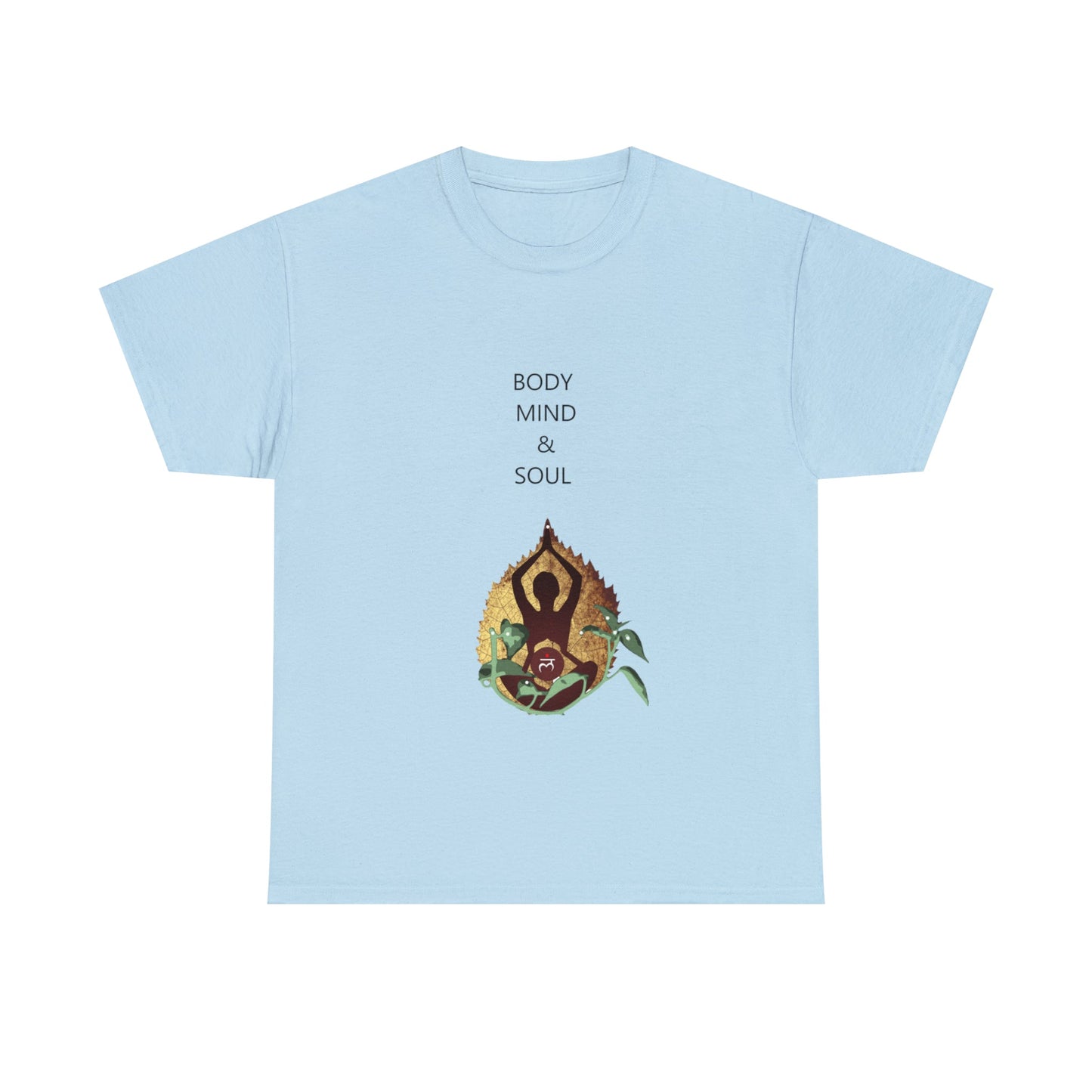 "Body Mind & Soul" Unisex Heavy Cotton Tee
