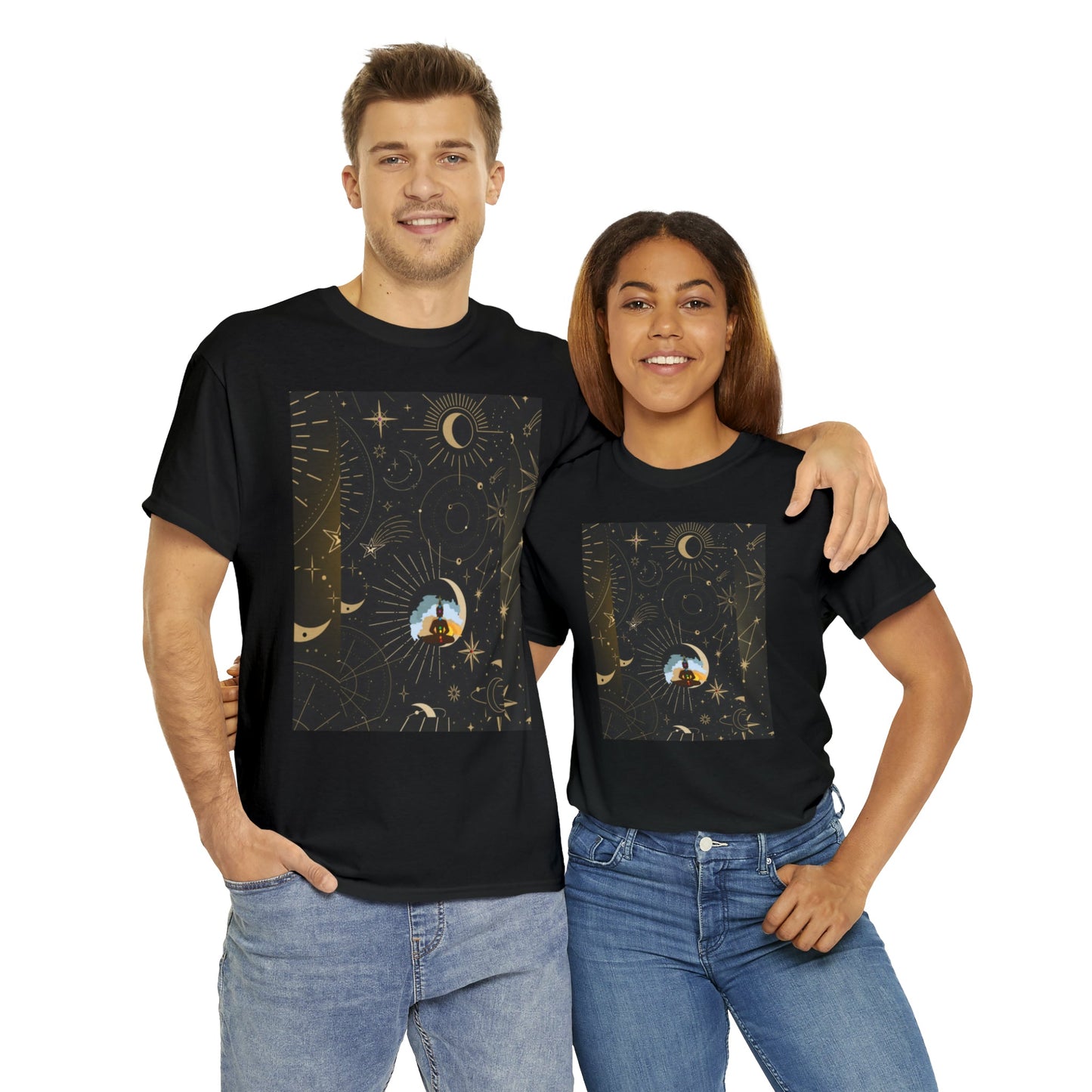 Starry Night Unisex Heavy Cotton Tee