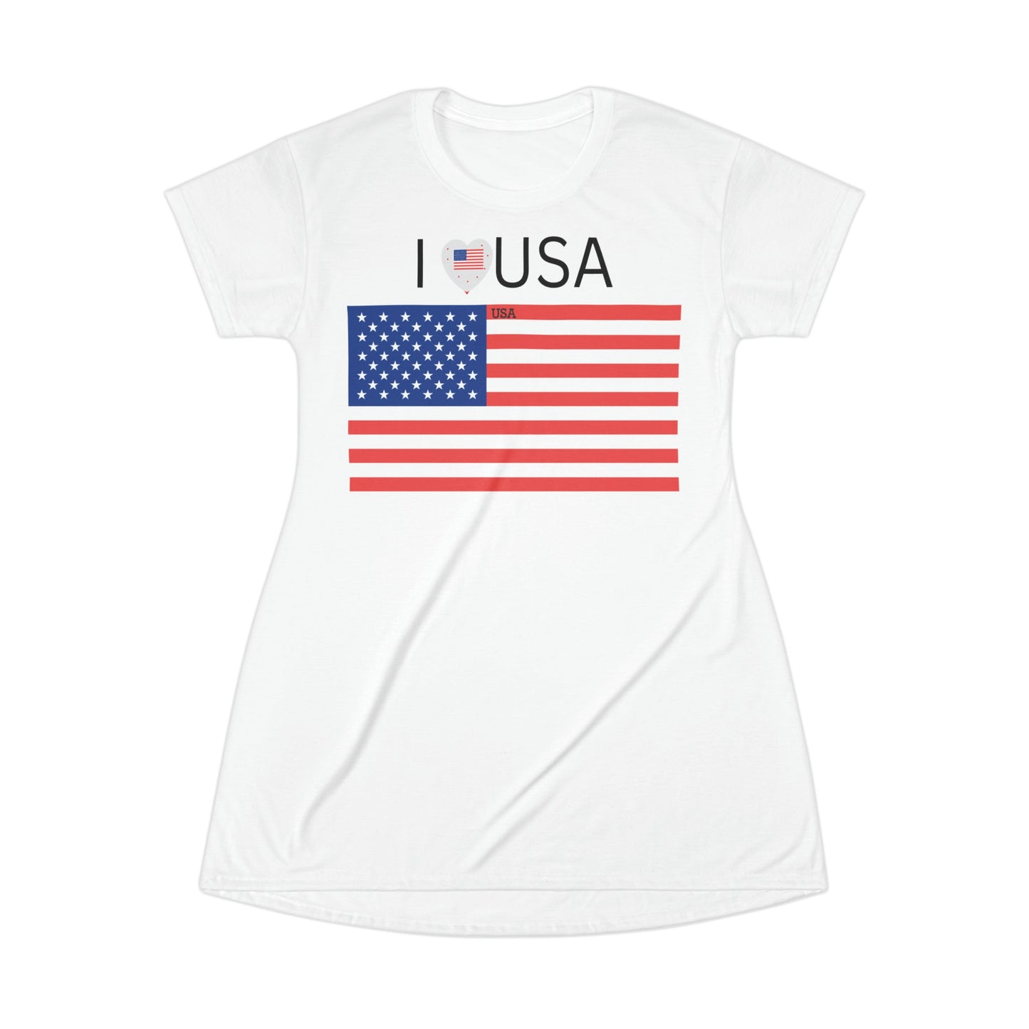 USA T-Shirt Dress (AOP)