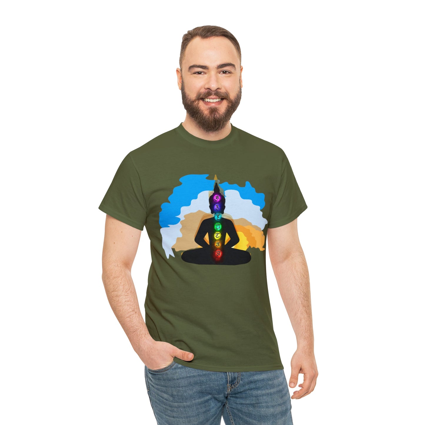 Chakra Unisex Heavy Cotton Tee