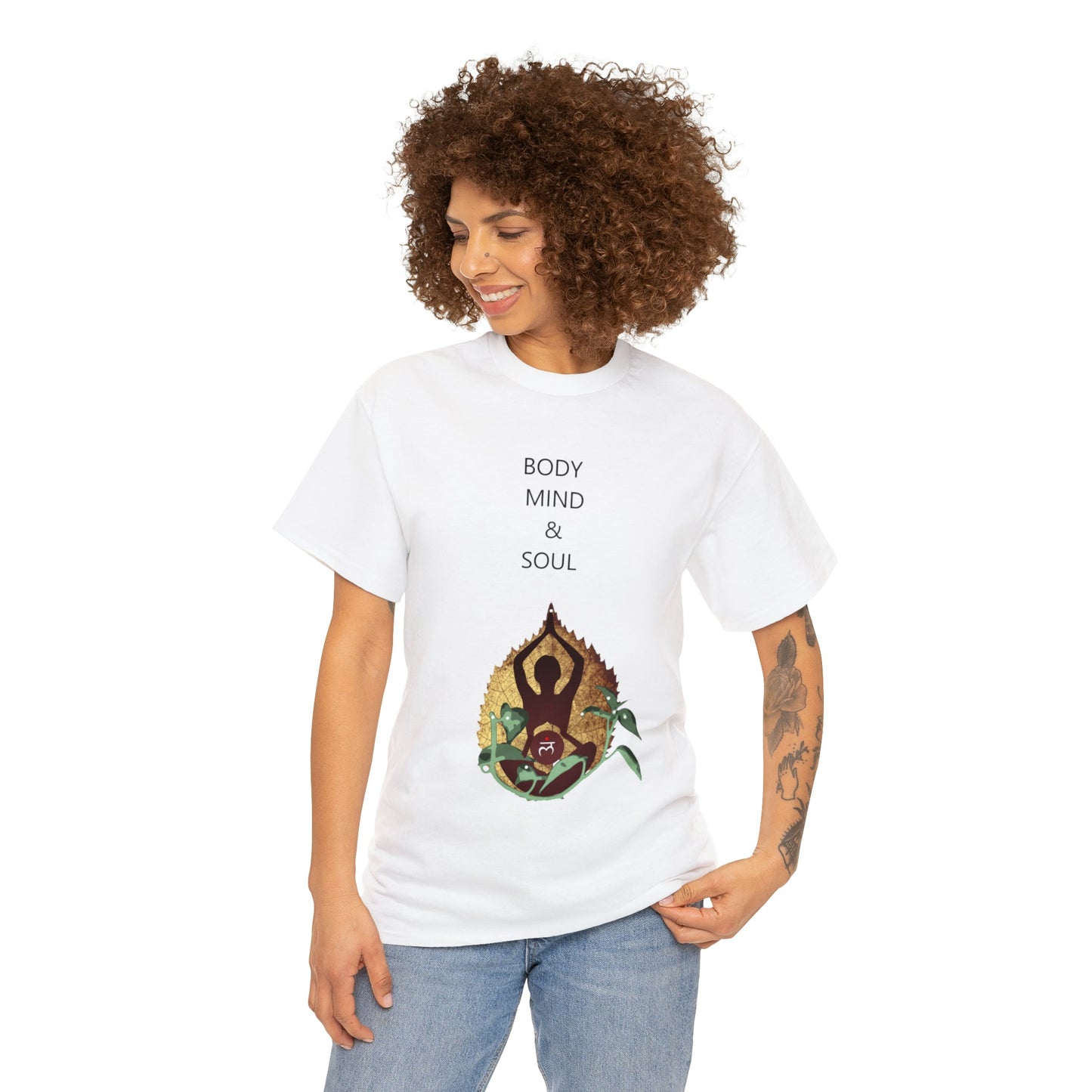 Mind Body Soul Heavy Cotton Tee