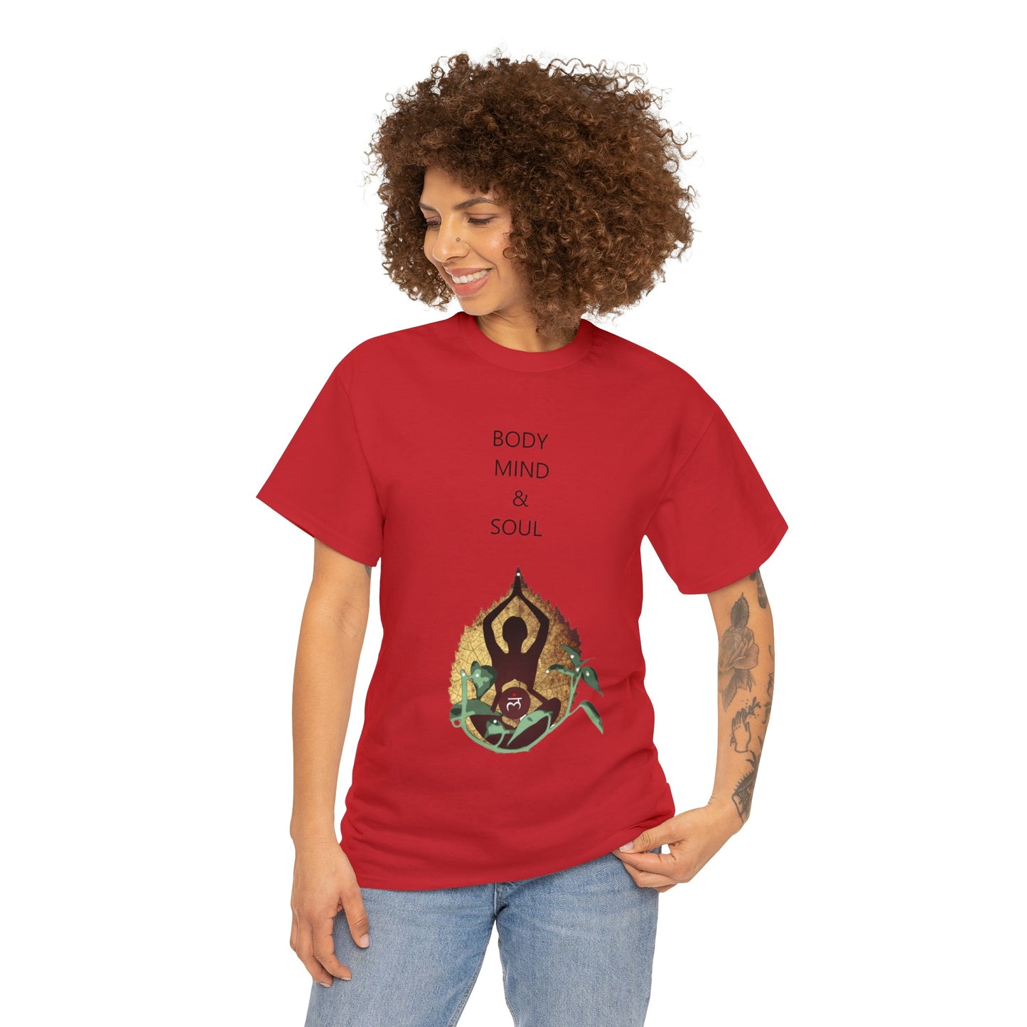Mind Body Soul Heavy Cotton Tee