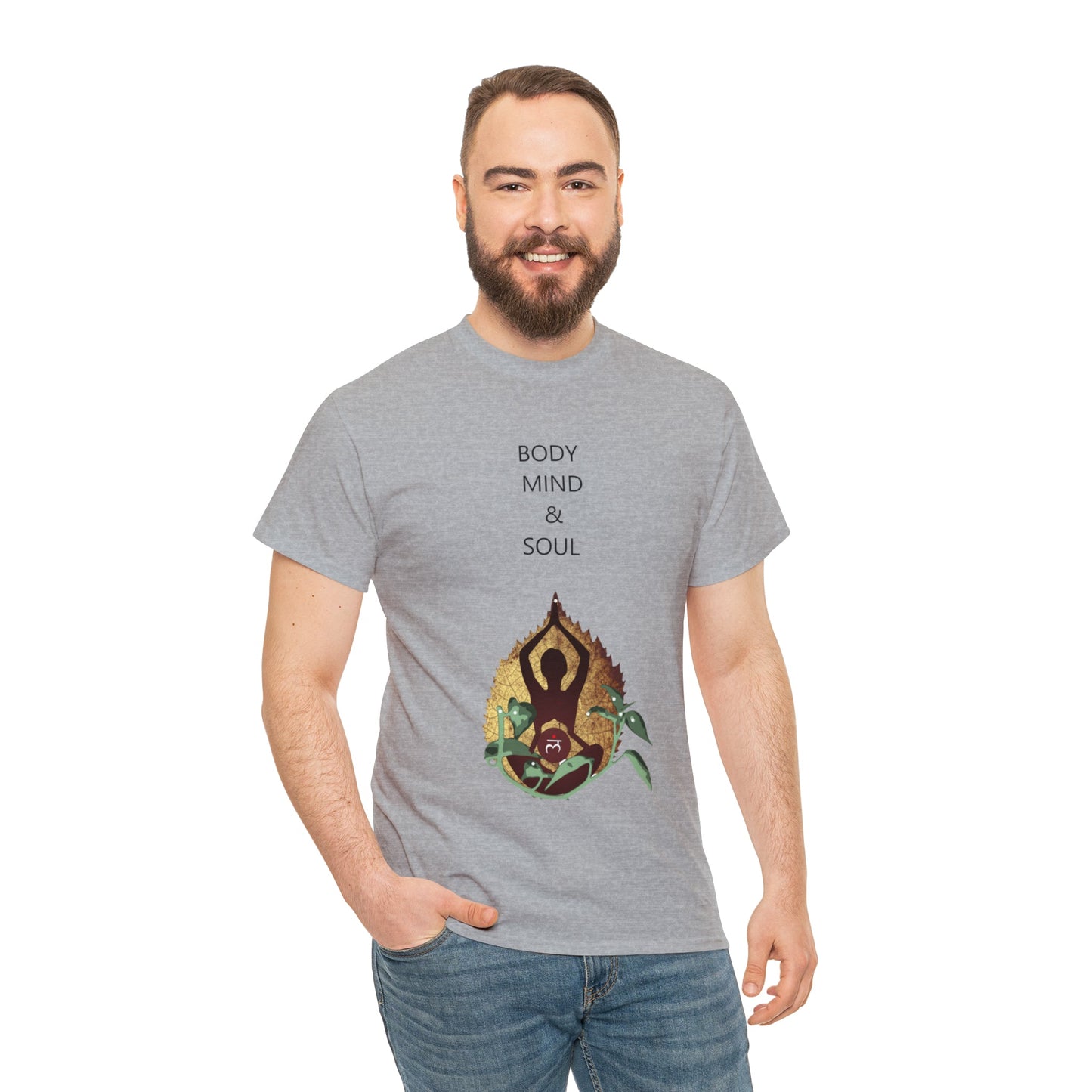 Mind Body Soul Heavy Cotton Tee
