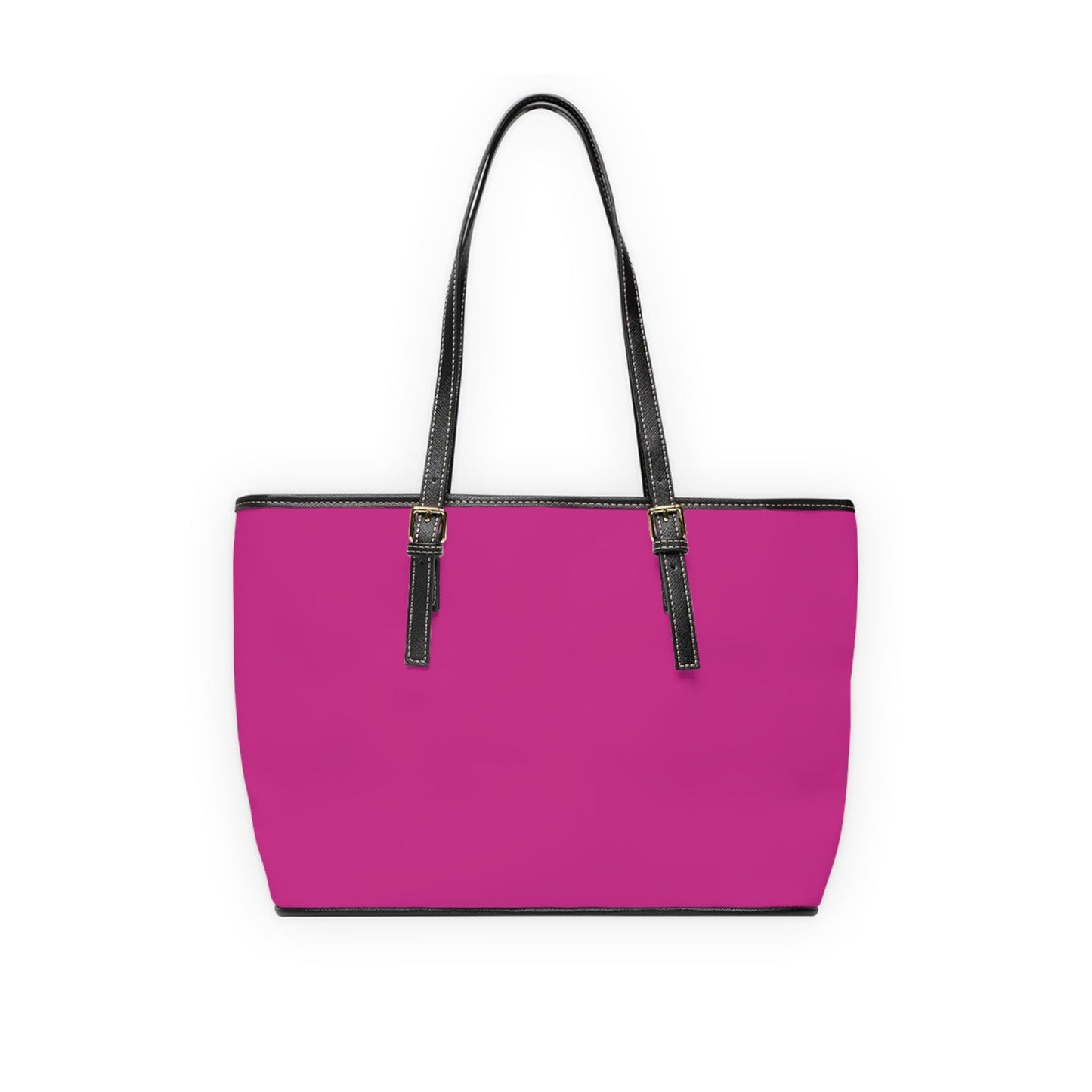 Pink PU Leather Shoulder Bag