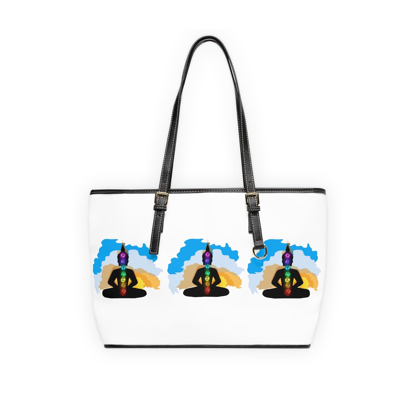 White PU Leather Shoulder Bag