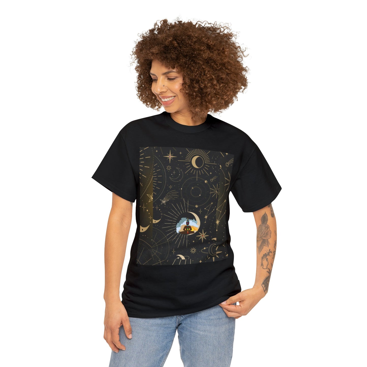 Starry Night Unisex Heavy Cotton Tee