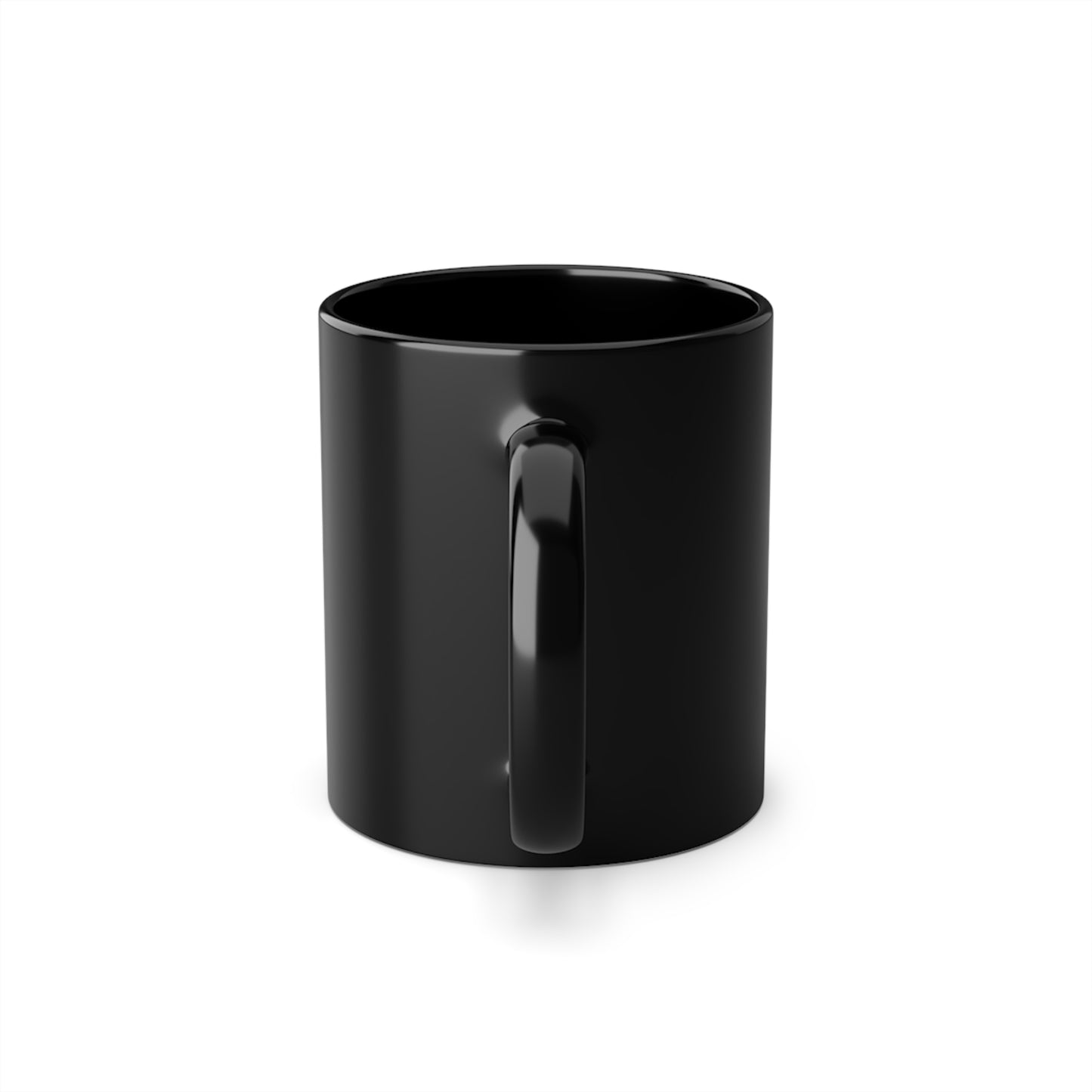 Black "Brainstorming" Coffee Cup, 11oz