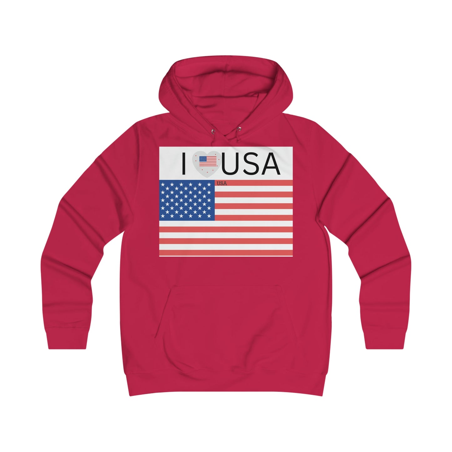 USA Girlie College Hoodie