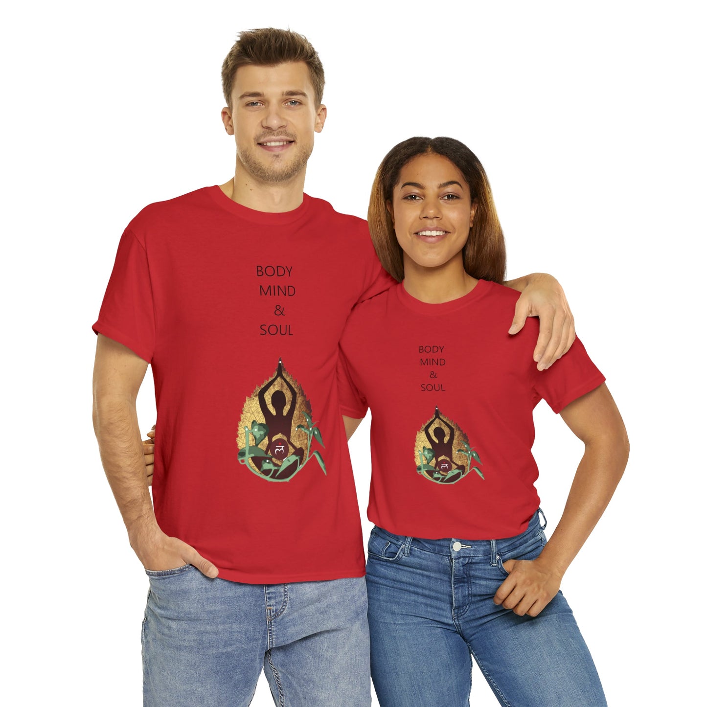 Mind Body Soul Heavy Cotton Tee