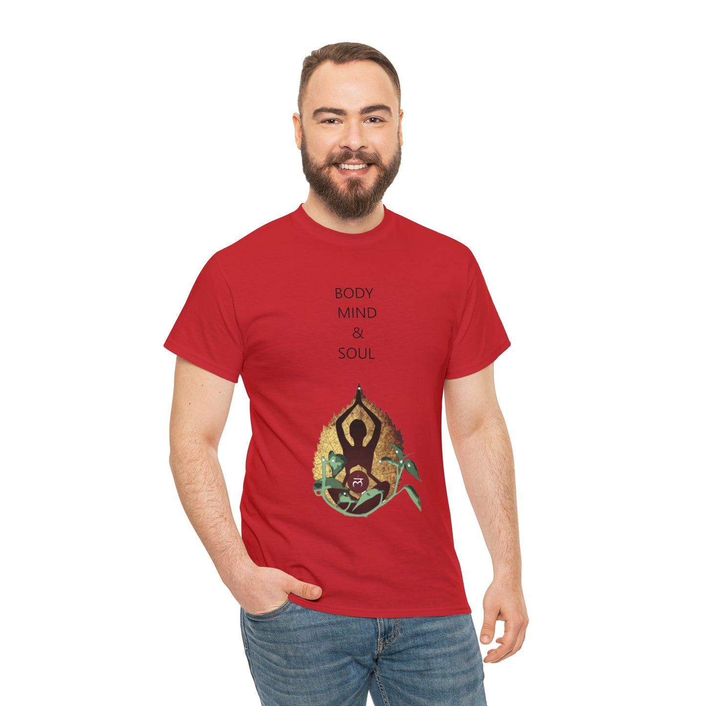 Mind Body Soul Heavy Cotton Tee