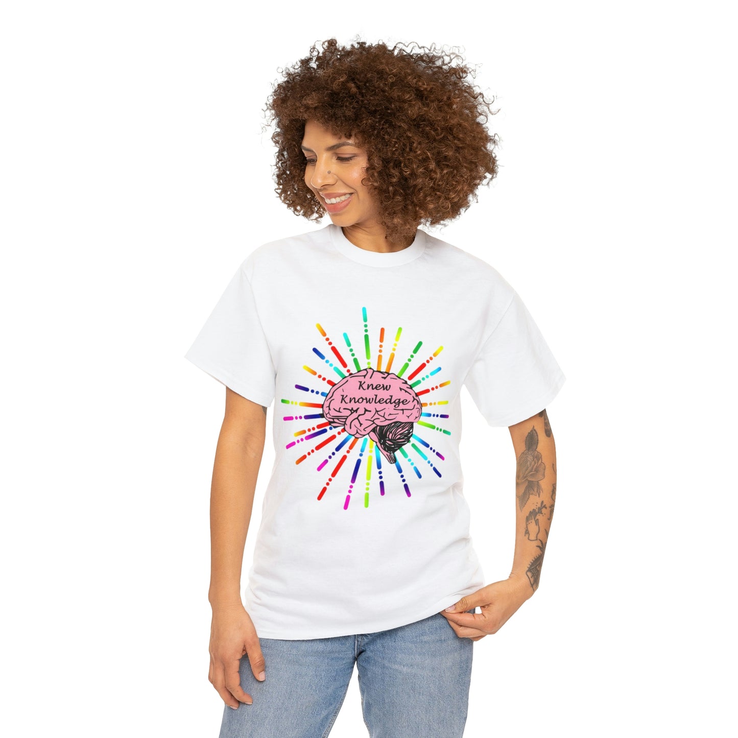 Knew Knowledge Unisex Heavy Cotton Tee